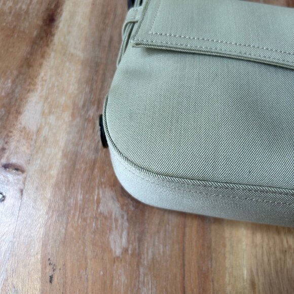 Salvatore Ferragamo CANVAS Vintage Giancini Shoulder Bag Beige - Picture 6 of 10